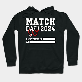 Match Day 2024 Medical Residency NRMP School Graduate Season Hoodie